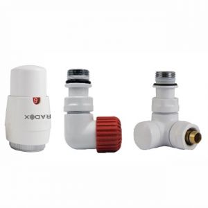 Set robineti calorifer VISION 1/2” x M22 x 1.5, cu cap termostatic, stanga 1 